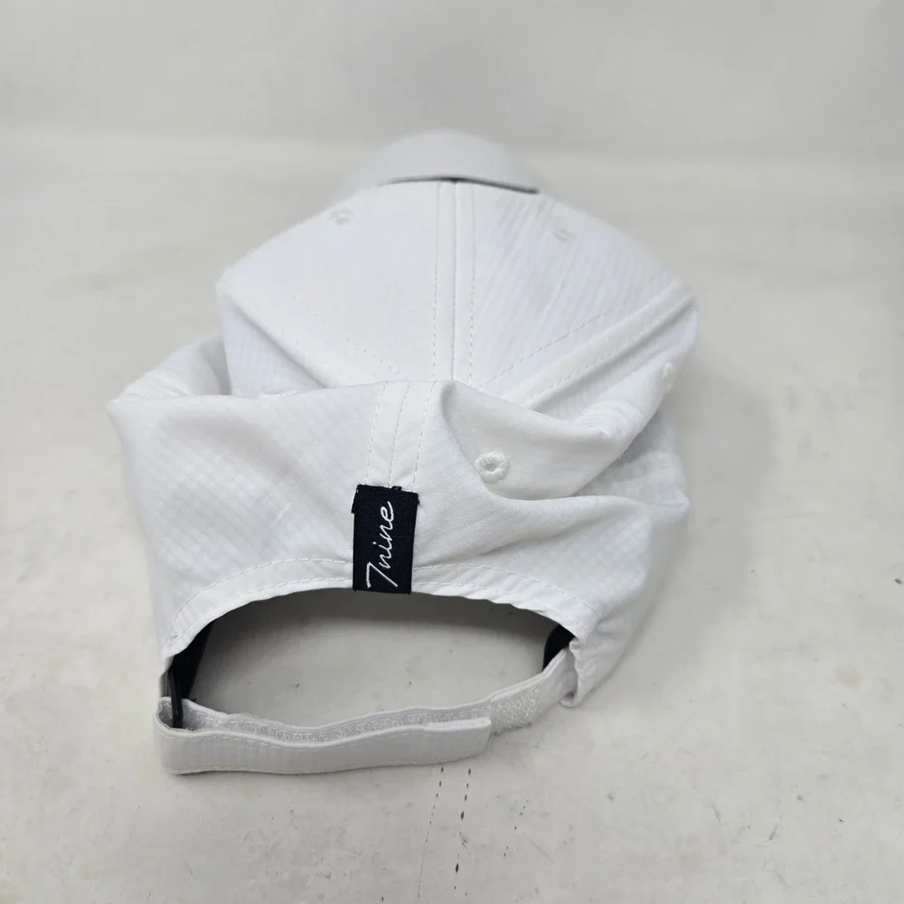 TaylorMade 7nine Golf Hat White Carlsbad California Patch Adjustable Cap 102699